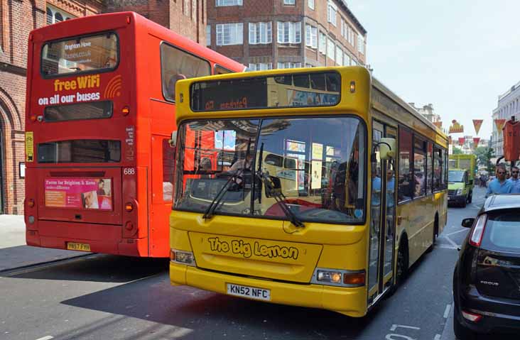 Big Lemon Dennis Dart Plaxton MPD KN52NFC